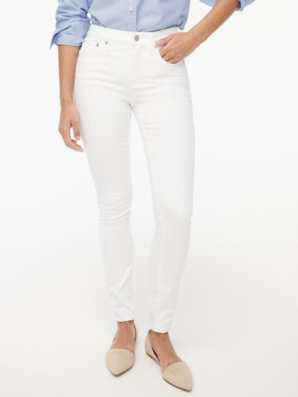 JCrew 9" Mid-rise Skinny Jean in Signature Stretch